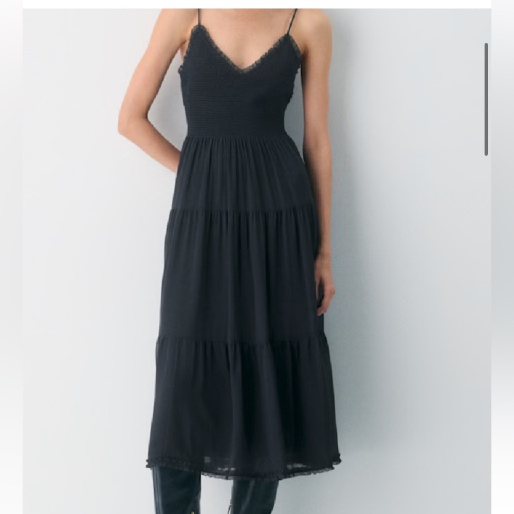 Tuberose dress in black. Worn twice.